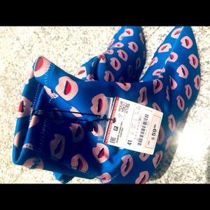 ZARA pointy toe”mouth” ankle boots